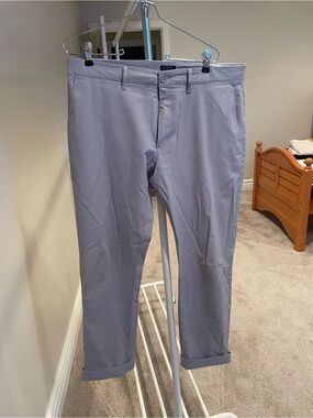 J. Crew Men's ‘Tech Pants’ in Light Gray